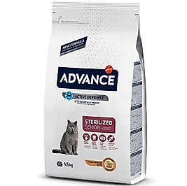 Advance +10 Sterilised Yaşlı Kısırlaştırılmış Kedi Maması 1,5 Kg