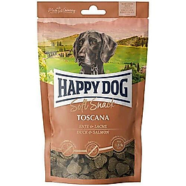 Happy Dog Soft Snack Toscana Ördek ve Somon Köpek Ödülü 100 Gr