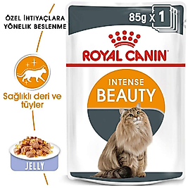 Royal Canin Beauty (Tüy ve Deri Sağlığı Omega3-6)Yetişkin Kedi Konservesi (85 g)