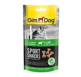 Gimdog Sportsnacks Kuzulu L-Carnitinli Tahılsız Köpek Ödül Tableti (60 g)