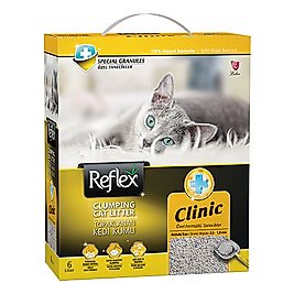 Reflex Klinik Özel Formüllü Topaklanan Kedi Kumu (6 L)