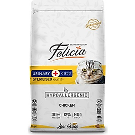 Felicia Düşük Tahıllı Yetişkin Kısır Tavuklu Kedi Maması 1000 gr