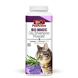 Bio Pet Active Bio Magic %100 Doğal Kedi Kuru Toz Şampuan 150 Gr