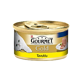 Purina Gourmet Gold Kıyılmış Tavuklu Kedi Konservesi 85 gr