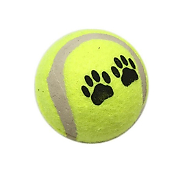 Pati Desenli Tenis Topu Köpek Oyuncak
