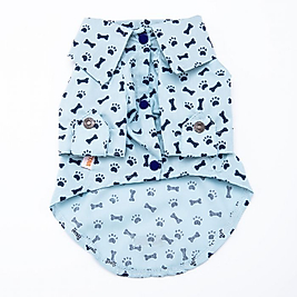 23404-Pawstar Blue Ossa Mevsimlik Shirt kıyafet (M-L-Xl-Xl-2xl)