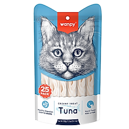 Wanpy Ton Balıklı Sıvı Kedi Ödül Maması 14 Gr ( 25'Li Paket )