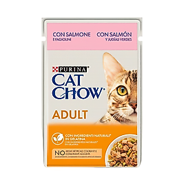 Purina Cat Chow Somonlu Yetişkin Kedi Pouch Yaş Mama (85 g)