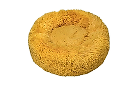 Dubex Ponchik Serisi Kedi Köpek Yatağı Sarı 60 cm