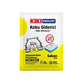 Kiki Excellent Sabun Kokulu Kedi Kumu Koku Giderici (25 g)