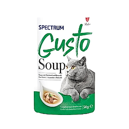 Spectrum Gusto Ton Balığı, Uskumru & Brokolili  Kedi Çorbası (50 g)