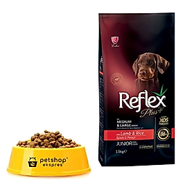 Reflex Plus Kuzu Etli Büyük Irk Açık Yetişkin Köpek Maması 1000 g.