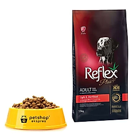Reflex Plus Kuzu Etli ve Pirinçli Açık Kısırlaştırılmış Köpek Maması 1000 G.