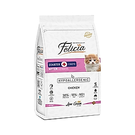 Felicia Az Tahıllı ve Tavuk Etli Yavru Kedi Maması (400 g)