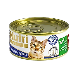 Nutri Feline Tahılsız Ton Balıklı ve Karidesli Yetişkin Kedi Konserve Maması (85 g)