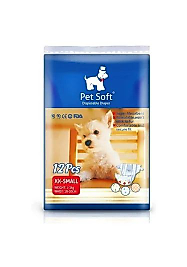 Pet Soft Köpek Külot Bez 1-3 kg XXS 12'li