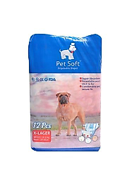 Pet Soft Köpek Külot Bez 18-32 kg XL 12'li