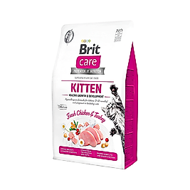 Brit Care Hipoalerjenik Tahılsız, Tavuk Etli & Hindi Etli Yavru Kedi Maması (2 kg)
