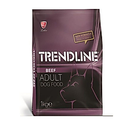 Trendline Biftekli Yetişkin Köpek Maması 1 kg (Orjinal Kapalı Paket)