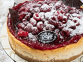 Frambuazlı Cheesecake / Raspberry Cheesecake