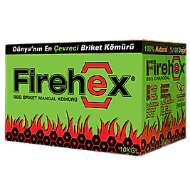 Firehex Briket Mangal Kömürü 10kg