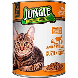 Jungle Kedi Konservesi  415 gr Kuzu Etli-Sebzeli
