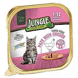 Jungle Püre Yavru Kedi Sütlü-Tavuklu 100 g