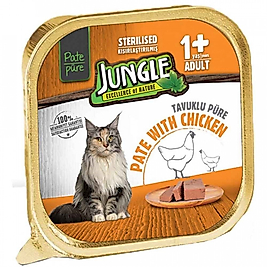 Jungle Püre Kısır Kedi Tavuklu 100 g