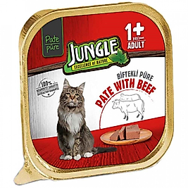Jungle Püre Yetişkin Kedi Dana Etli 100 g