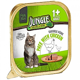 Jungle Püre Yetişkin Kedi Tavuklu 100 g