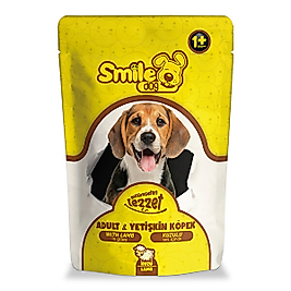 Smile Dog Pouch Küçük-Orta Irk Kuzulu 100 Gr