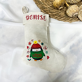 Denise Baskılı Noel Çorabı