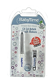 Baby Time Çıt Çıt Bebek Tırnak Makası - Törpü Hediyeli