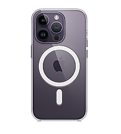 Iphone 14 Pro Max MagSafe Şeffaf Silikon Kılıf