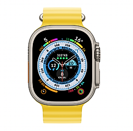 Apple Watch Ultra 49mm Yellow Ocean Band