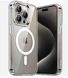 iPhone 15 Pro Max MagSafe Şeffaf Silikon Kılıf