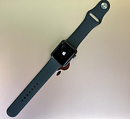 Apple Watch Seri 3 38mm Spacegray Aluminium Spor Band TR