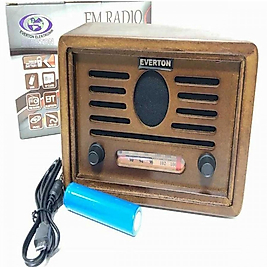 Nostalji Görünümlü Mini Radyo