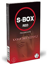 S-Box Kabartma Yüzeyli Prezervatif 12'li
