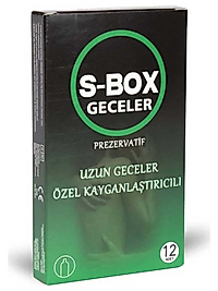 S-Box Özel Kayganlaştırıcılı Prezervatif 12'li