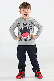 Casabony Roar Some Jogger Pantolon + T-shirt Takım BN-078