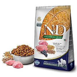 N&D Ancestral Grain Kuzu & Yaban Mersini Adult Med.2.5 Kg
