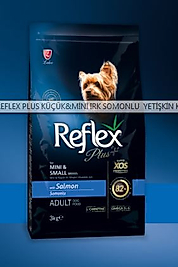 Reflex Plus Yetişkin Küçük Irk Somonlu Köpek Maması 3 Kg.