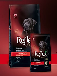 Reflex Plus Yetişkin Kuzu Etli Köpek Maması 3 Kg.