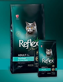 Reflex Plus Tavuklu Kısır Kedi Maması 1.5 Kg.