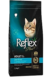 Reflex Plus Somonlu Kısır Kedi Maması 1.5 Kg.