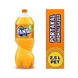 Fanta Portakal Aromalı Gazoz 2,5 L