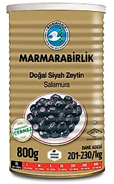 Marmara Bırlık Siyah Salamura Zeytin Xl 800 Gr