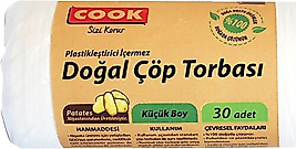 Cook Dogal Cop Torbası Kucuk Boy 30 Lu