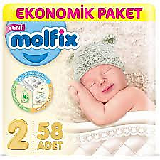 Molfıx Bebek Bezi No:2 Mını (3-6) Eko Paket